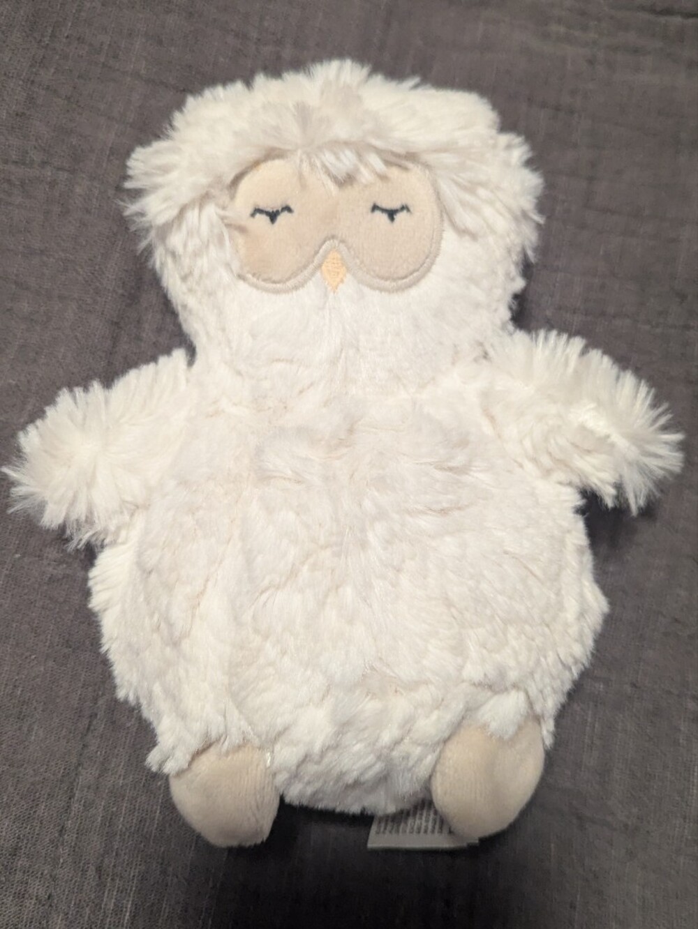 Plush White Owl Stuffed Animal - Soft Cozy Cuddly Toy